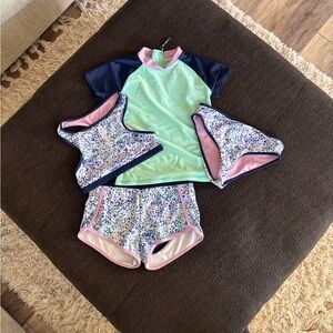 Girls Eddie Bauer 4-Piece Swim Set